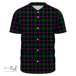 Scottish Urquhart Modern Clan Tartan Baseball Jersey - Classic Scottish Plaid Tartan Plaid