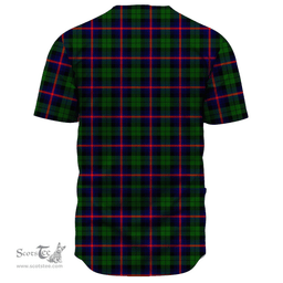 Scottish Urquhart Modern Clan Tartan Baseball Jersey - Classic Scottish Plaid Tartan Plaid