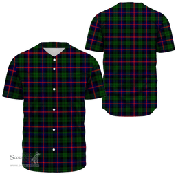 Scottish Urquhart Modern Clan Tartan Baseball Jersey - Classic Scottish Plaid Tartan Plaid