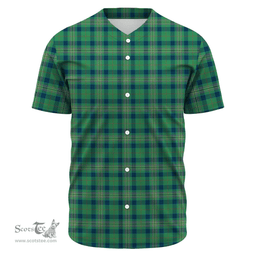 Scottish Kennedy Ancient Clan Tartan Baseball Jersey - Classic Scottish Plaid Tartan Plaid