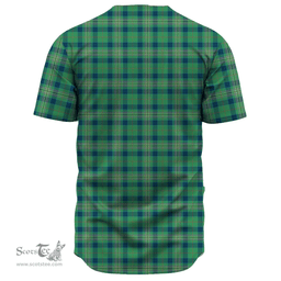 Scottish Kennedy Ancient Clan Tartan Baseball Jersey - Classic Scottish Plaid Tartan Plaid
