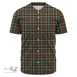 Scottish Thomson Hunting Modern Clan Tartan Baseball Jersey - Classic Scottish Plaid Tartan Plaid