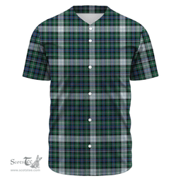Scottish MacKenzie Dress Ancient Clan Tartan Baseball Jersey - Classic Scottish Plaid Tartan Plaid
