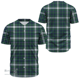 Scottish MacKenzie Dress Ancient Clan Tartan Baseball Jersey - Classic Scottish Plaid Tartan Plaid