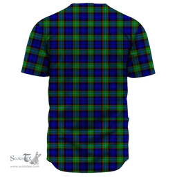 Scottish Sempill Modern Clan Tartan Baseball Jersey - Classic Scottish Plaid Tartan Plaid