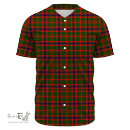 Scottish Nithsdale District Clan Tartan Baseball Jersey - Classic Scottish Plaid Tartan Plaid