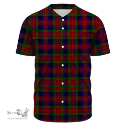 Scottish Tennant Clan Tartan Baseball Jersey - Classic Scottish Plaid Tartan Plaid