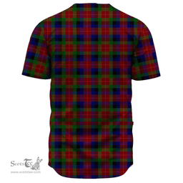 Scottish Tennant Clan Tartan Baseball Jersey - Classic Scottish Plaid Tartan Plaid