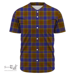 Scottish Balfour Modern Clan Tartan Baseball Jersey - Classic Scottish Plaid Tartan Plaid