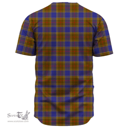 Scottish Balfour Modern Clan Tartan Baseball Jersey - Classic Scottish Plaid Tartan Plaid