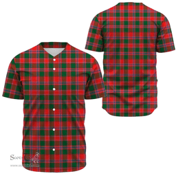 Scottish Dalziel Modern Clan Tartan Baseball Jersey - Classic Scottish Plaid Tartan Plaid