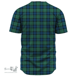 Scottish MacCallum Ancient Clan Tartan Baseball Jersey - Classic Scottish Plaid Tartan Plaid