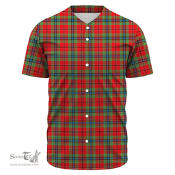 Scottish MacLean of Duart Modern Clan Tartan Baseball Jersey - Classic Scottish Plaid Tartan Plaid