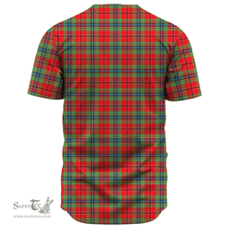 Scottish MacLean of Duart Modern Clan Tartan Baseball Jersey - Classic Scottish Plaid Tartan Plaid