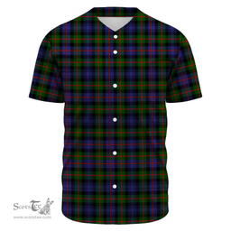 Scottish Murray of Atholl Modern Clan Tartan Baseball Jersey - Classic Scottish Plaid Tartan Plaid