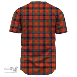Scottish Nicolson Ancient Clan Tartan Baseball Jersey - Classic Scottish Plaid Tartan Plaid