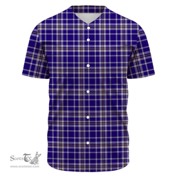 Scottish Ochterlony Clan Tartan Baseball Jersey - Classic Scottish Plaid Tartan Plaid