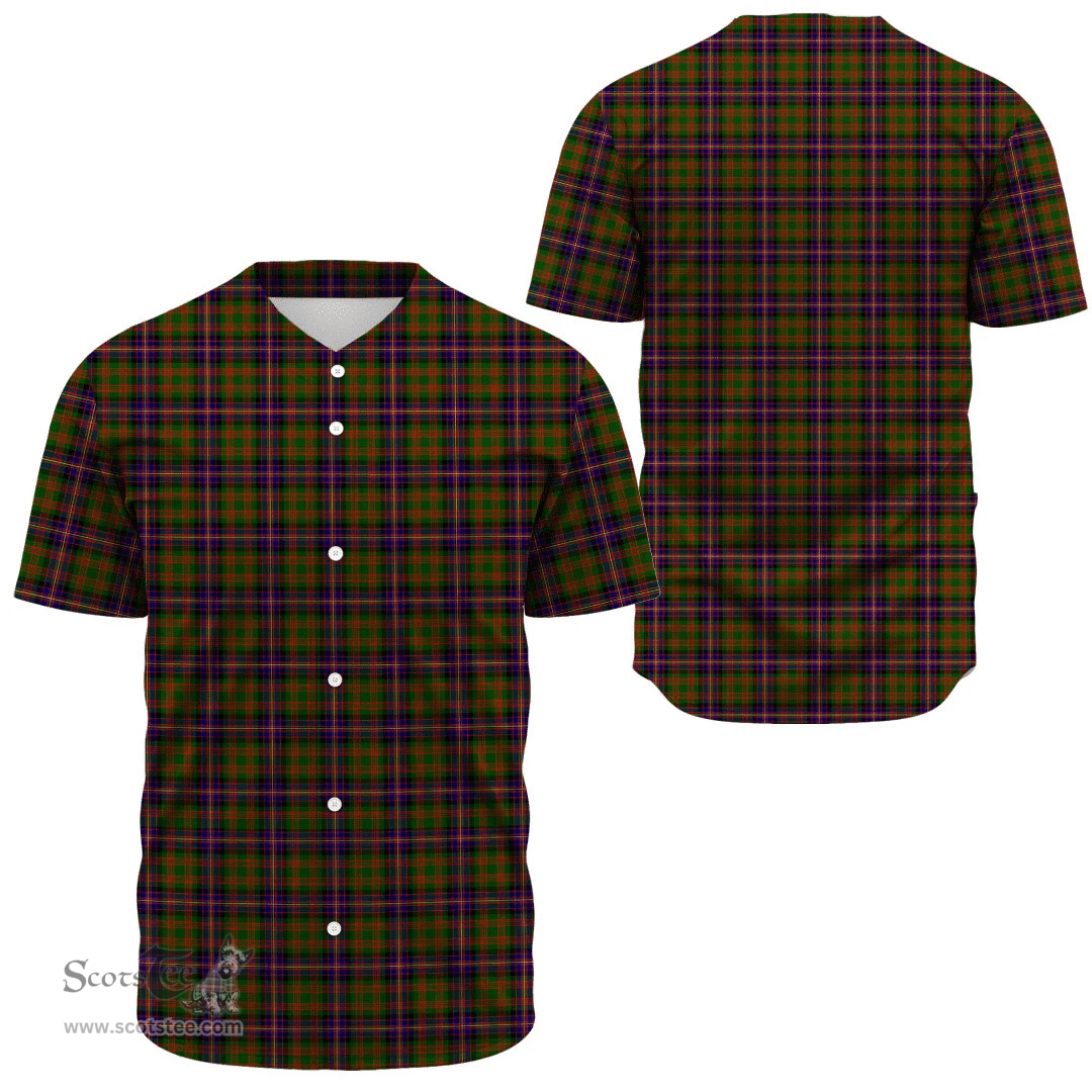 Scottish Cochrane Modern Clan Tartan Baseball Jersey - Classic Scottish Plaid Tartan Plaid