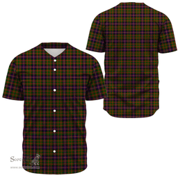 Scottish Cochrane Modern Clan Tartan Baseball Jersey - Classic Scottish Plaid Tartan Plaid