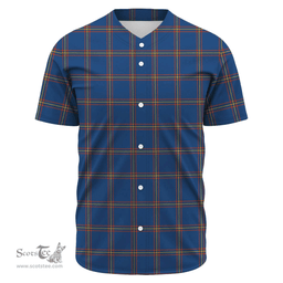Scottish MacLaine of Loch Buie Clan Tartan Baseball Jersey - Classic Scottish Plaid Tartan Plaid