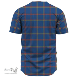 Scottish MacLaine of Loch Buie Clan Tartan Baseball Jersey - Classic Scottish Plaid Tartan Plaid