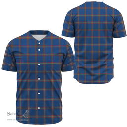 Scottish MacLaine of Loch Buie Clan Tartan Baseball Jersey - Classic Scottish Plaid Tartan Plaid