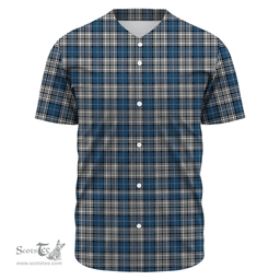 Scottish Napier Modern Clan Tartan Baseball Jersey - Classic Scottish Plaid Tartan Plaid