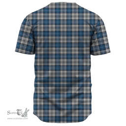 Scottish Napier Modern Clan Tartan Baseball Jersey - Classic Scottish Plaid Tartan Plaid