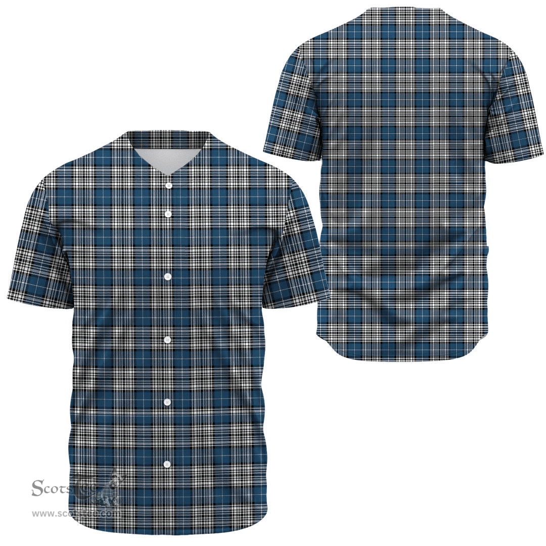 Scottish Napier Modern Clan Tartan Baseball Jersey - Classic Scottish Plaid Tartan Plaid