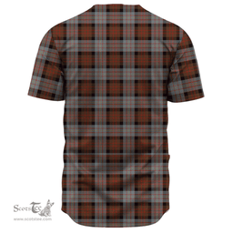 Scottish Cameron of Erracht Weathered Clan Tartan Baseball Jersey - Classic Scottish Plaid Tartan Plaid