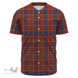 Scottish Cameron of Lochiel Ancient Clan Tartan Baseball Jersey - Classic Scottish Plaid Tartan Plaid
