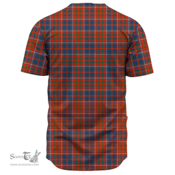 Scottish Cameron of Lochiel Ancient Clan Tartan Baseball Jersey - Classic Scottish Plaid Tartan Plaid
