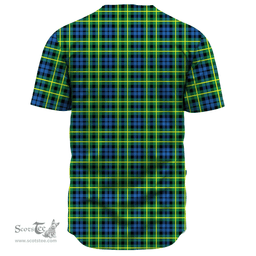 Scottish Campbell of Breadalbane Ancient Clan Tartan Baseball Jersey - Classic Scottish Plaid Tartan Plaid