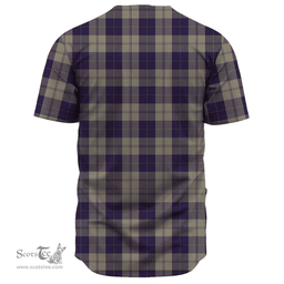 Scottish Cunningham Dress Blue Dancers Clan Tartan Baseball Jersey - Classic Scottish Plaid Tartan Plaid