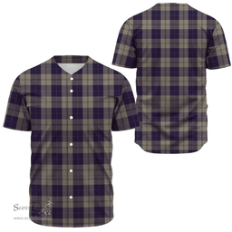Scottish Cunningham Dress Blue Dancers Clan Tartan Baseball Jersey - Classic Scottish Plaid Tartan Plaid