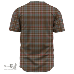 Scottish MacIntyre Hunting Weathered Clan Tartan Baseball Jersey - Classic Scottish Plaid Tartan Plaid