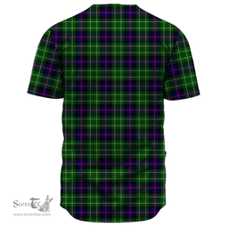 Scottish Leslie Hunting Clan Tartan Baseball Jersey - Classic Scottish Plaid Tartan Plaid