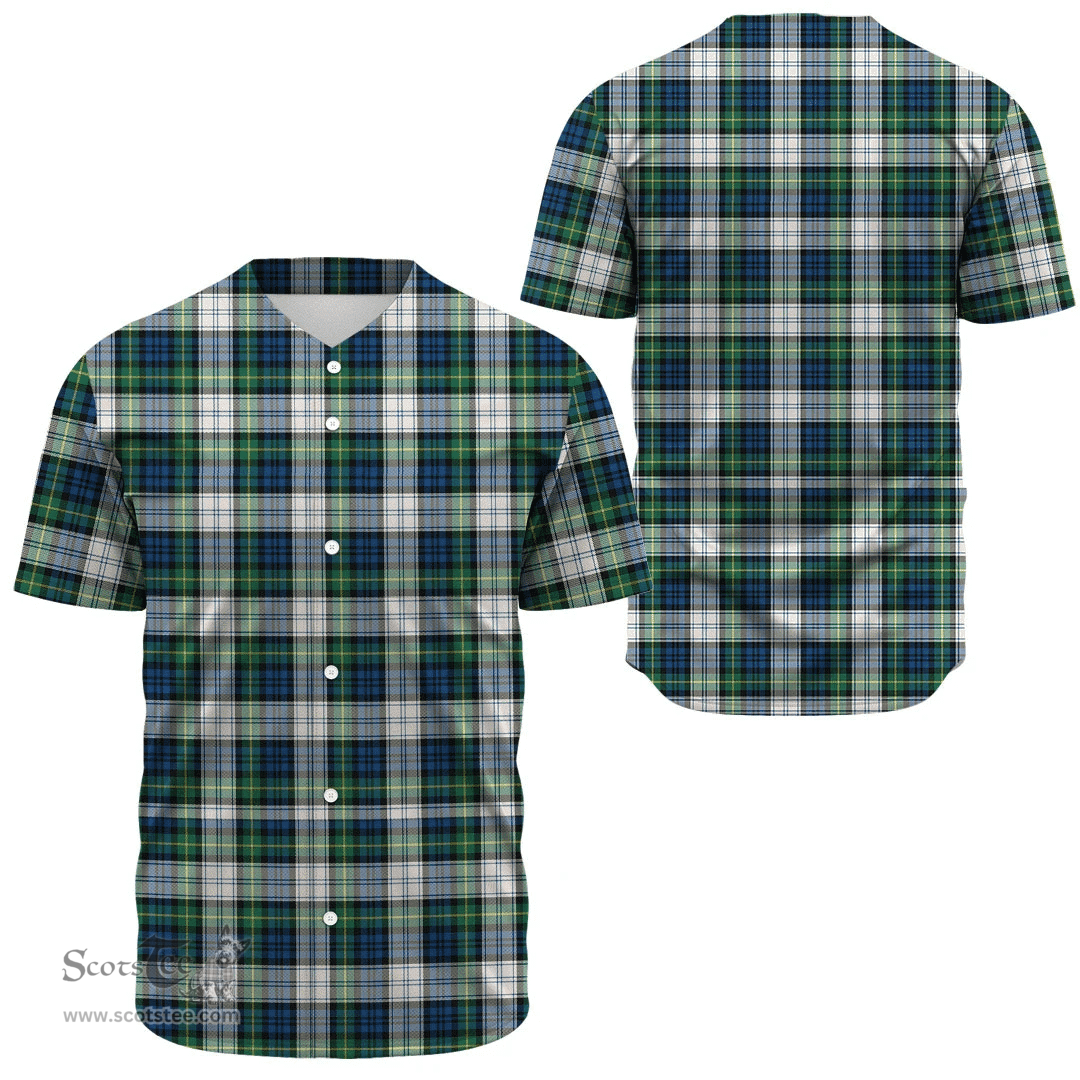 Scottish Gordon Dress Ancient Clan Tartan Baseball Jersey - Classic Scottish Plaid Tartan Plaid