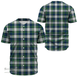 Scottish Gordon Dress Ancient Clan Tartan Baseball Jersey - Classic Scottish Plaid Tartan Plaid