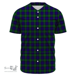Scottish MacKinlay Modern Clan Tartan Baseball Jersey - Classic Scottish Plaid Tartan Plaid