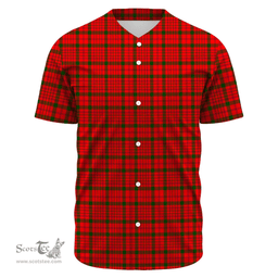 Scottish MacDonnell of Keppoch Modern Clan Tartan Baseball Jersey - Classic Scottish Plaid Tartan Plaid