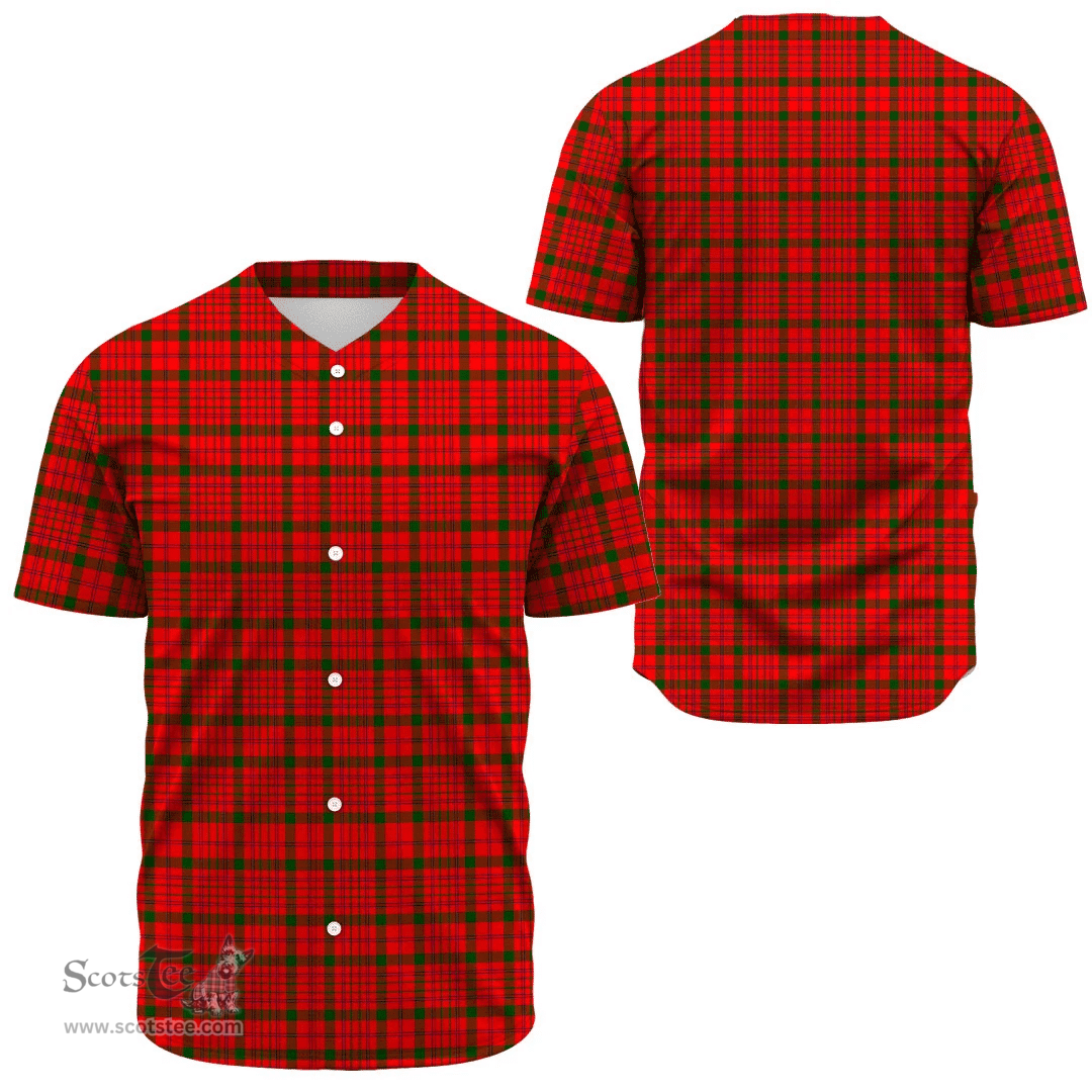 Scottish MacDonnell of Keppoch Modern Clan Tartan Baseball Jersey - Classic Scottish Plaid Tartan Plaid