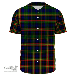 Scottish MacLellan Modern Clan Tartan Baseball Jersey - Classic Scottish Plaid Tartan Plaid