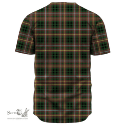 Scottish Buchanan Hunting Clan Tartan Baseball Jersey - Classic Scottish Plaid Tartan Plaid