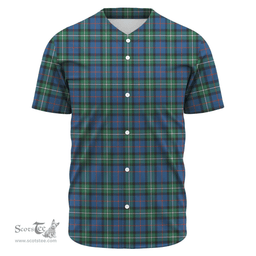 Scottish MacPhail Hunting Ancient Clan Tartan Baseball Jersey - Classic Scottish Plaid Tartan Plaid
