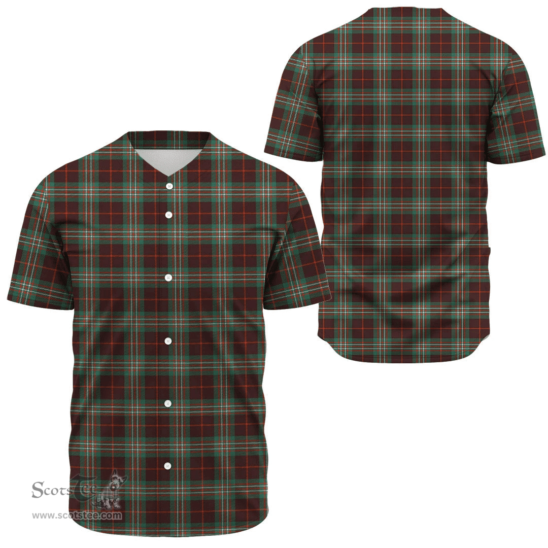 Scottish SCOTT BROWN ANCIENT Clan Tartan Baseball Jersey - Classic Scottish Plaid Tartan Plaid