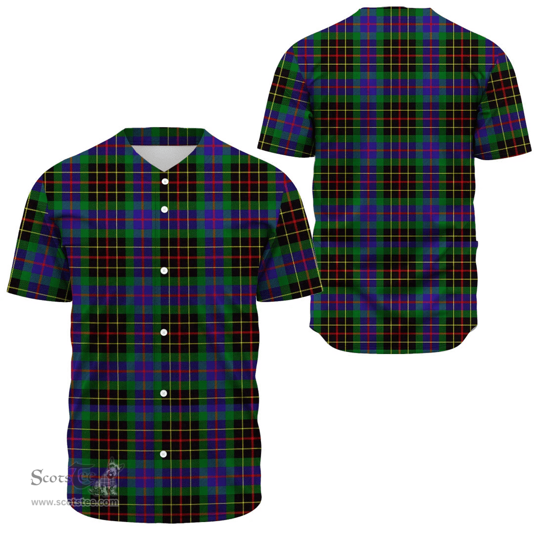Scottish Brodie Hunting Modern Clan Tartan Baseball Jersey - Classic Scottish Plaid Tartan Plaid