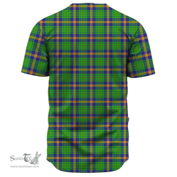 Scottish New Mexico Clan Tartan Baseball Jersey - Classic Scottish Plaid Tartan Plaid