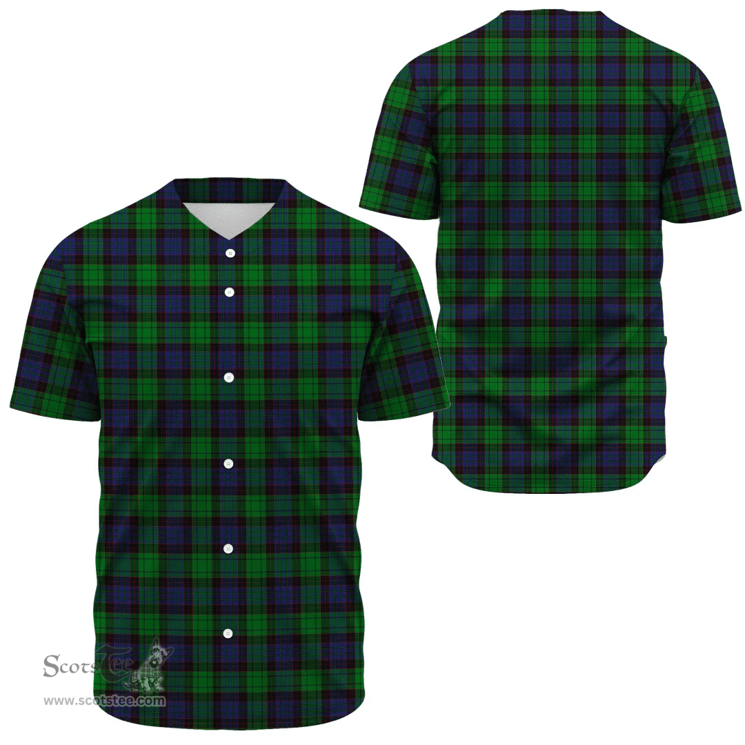 Scottish Stewart Old Modern Clan Tartan Baseball Jersey - Classic Scottish Plaid Tartan Plaid