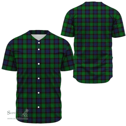 Scottish Stewart Old Modern Clan Tartan Baseball Jersey - Classic Scottish Plaid Tartan Plaid